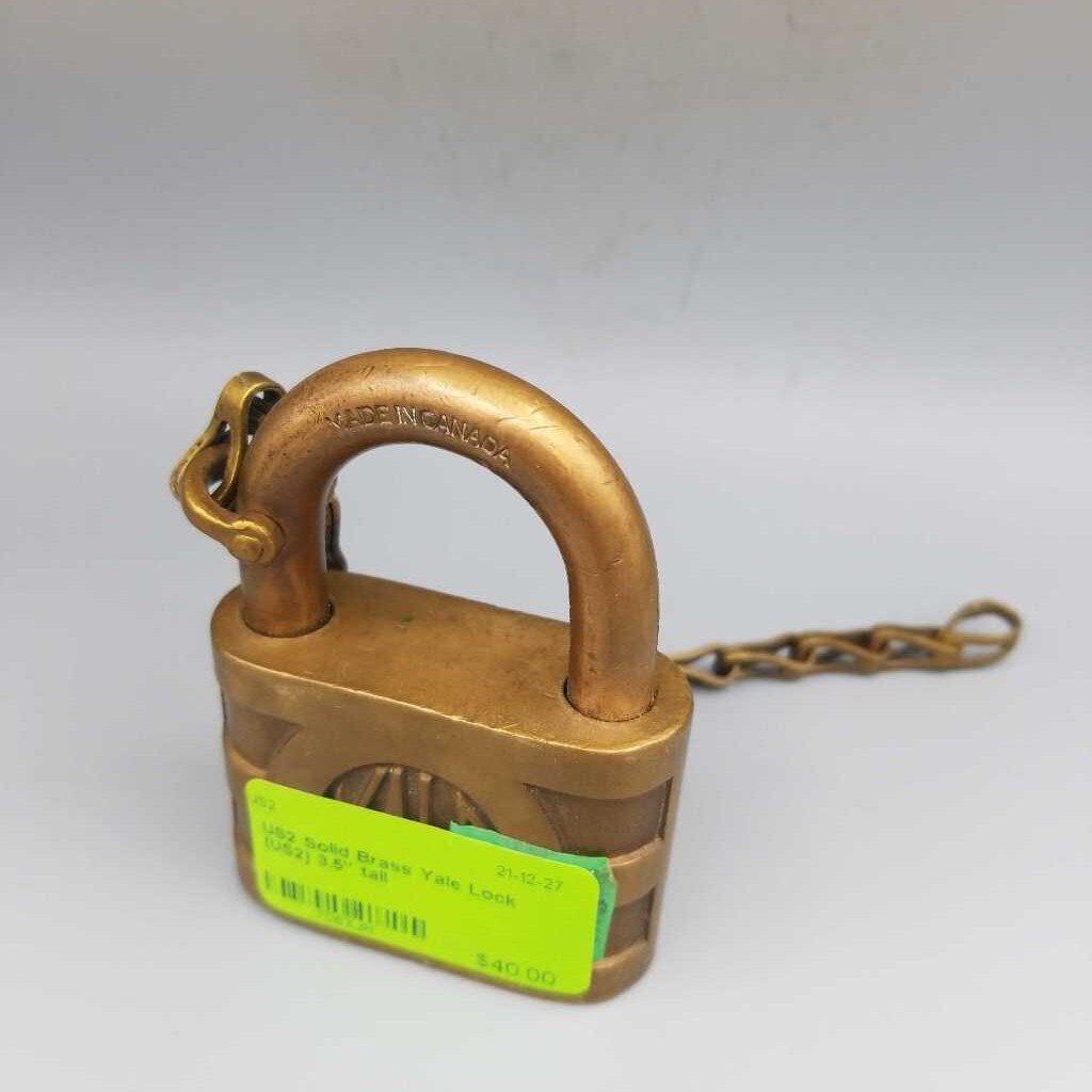 Solid Brass Yale Lock (US2)