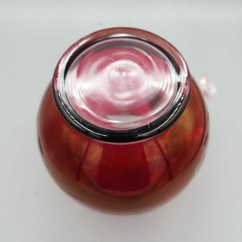 Ruby / Red Cornflower Rose Bowl (TRE)