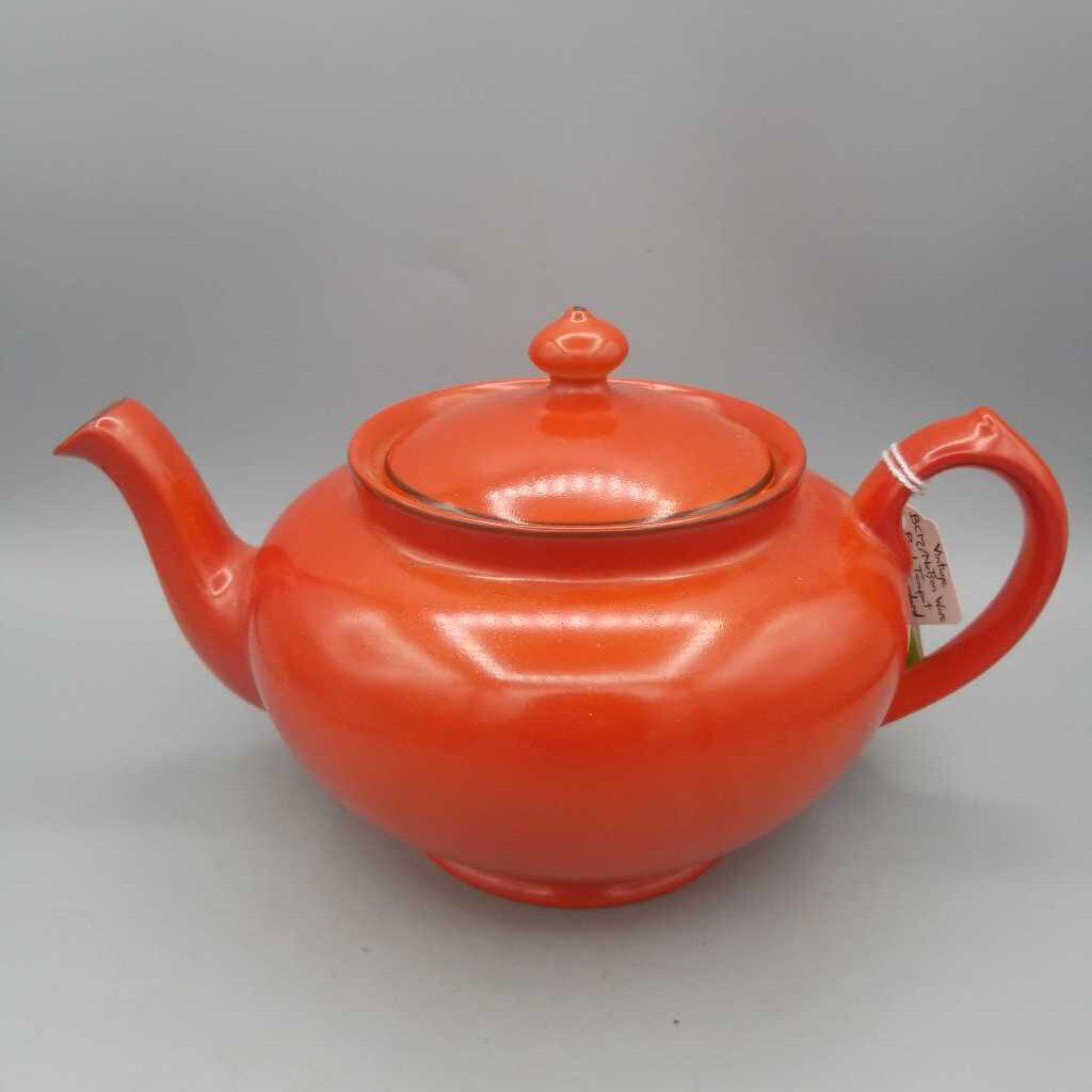 Nelson ware Red Tea Pot (RHA)