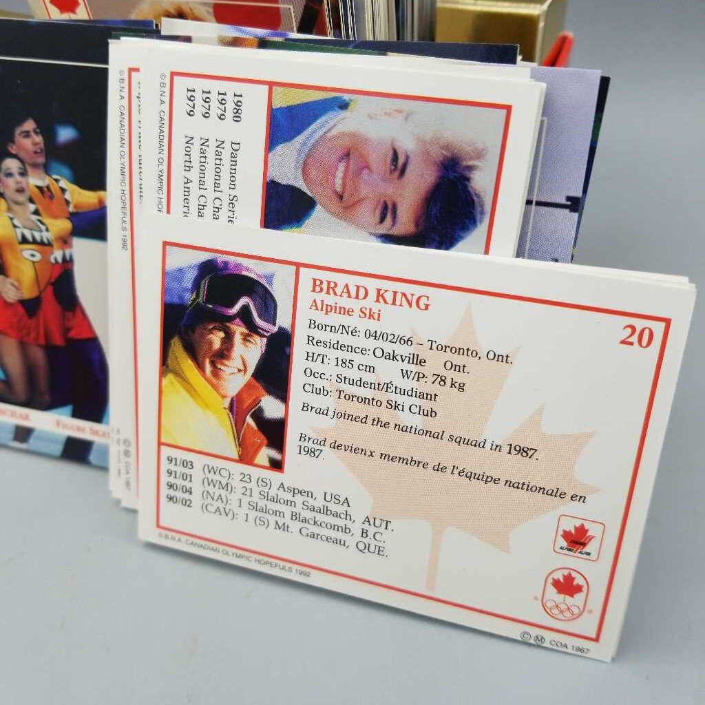 1992 Canadian Winter Olympic Collect Cards (JL)