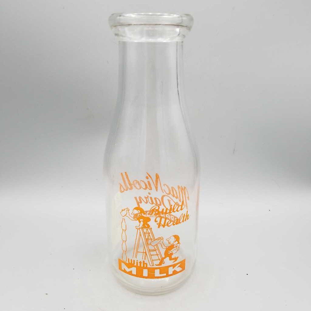 MacNicolls Dairy Pint Milk Bottle (JEF)