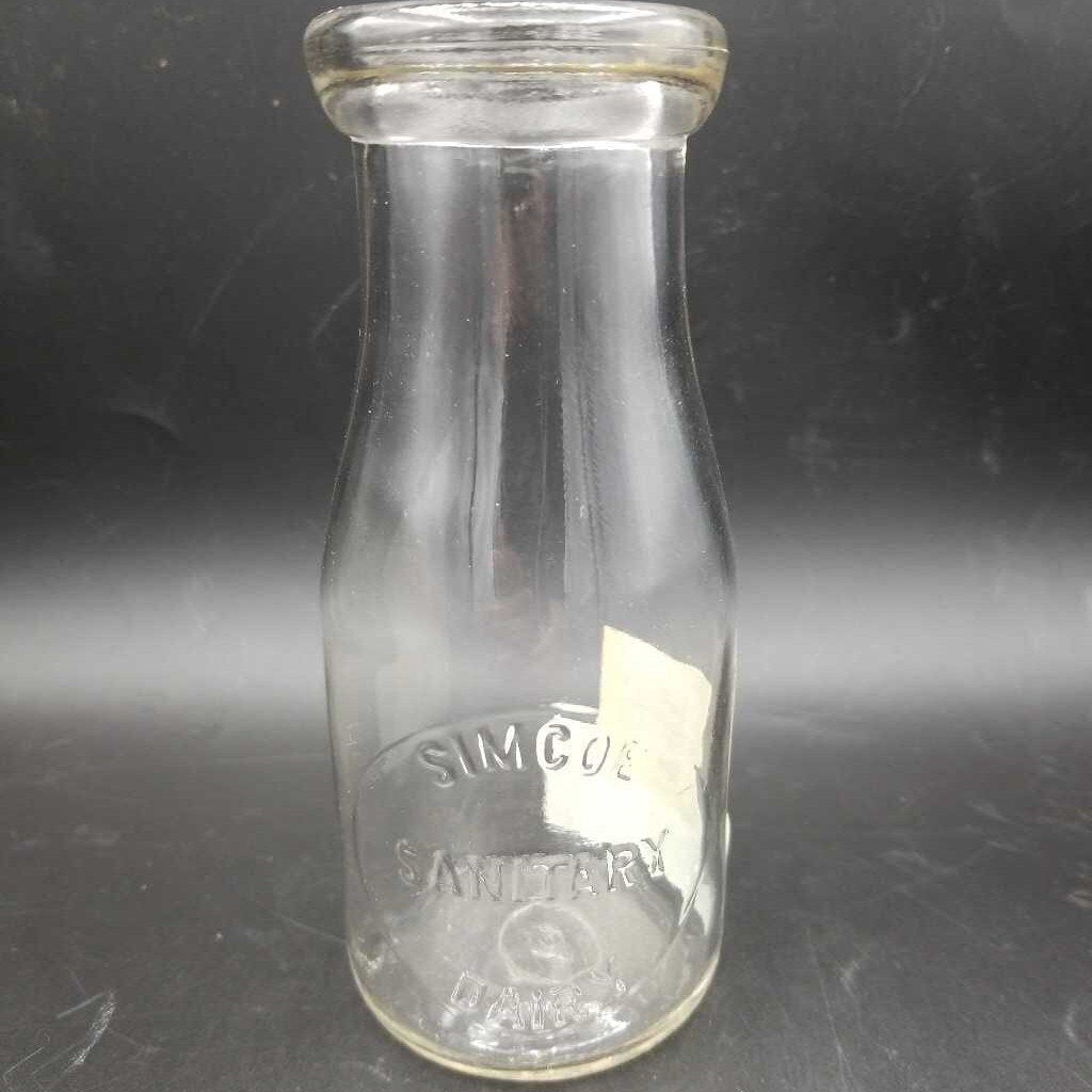 Simcoe Sanitary Dairy Milk Bottle (TRE) # 25