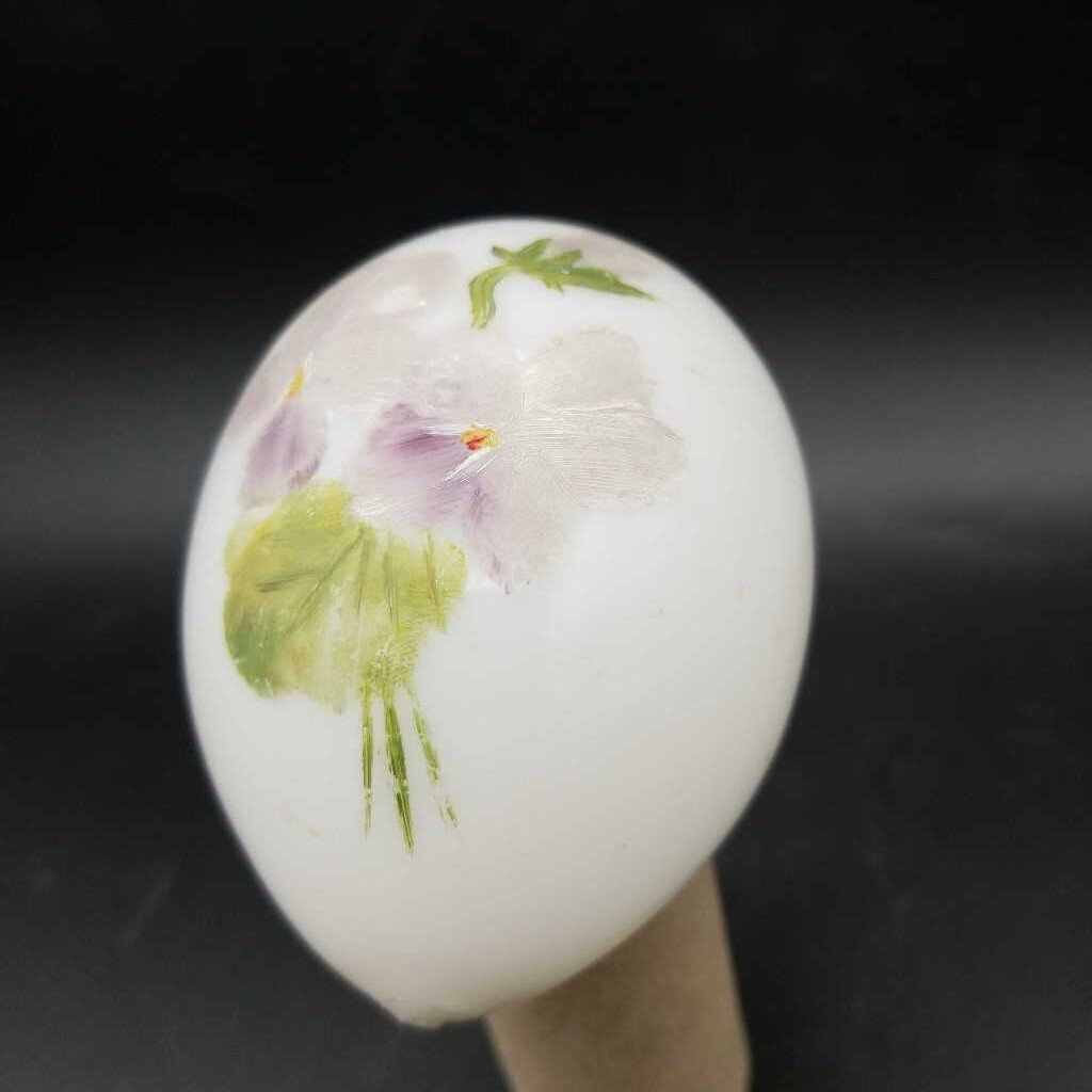 Antique Painted Glass Easter Egg (Jef) 5162