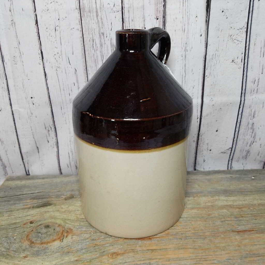 Brown and Beige Pottery Jug 12" (Deb)