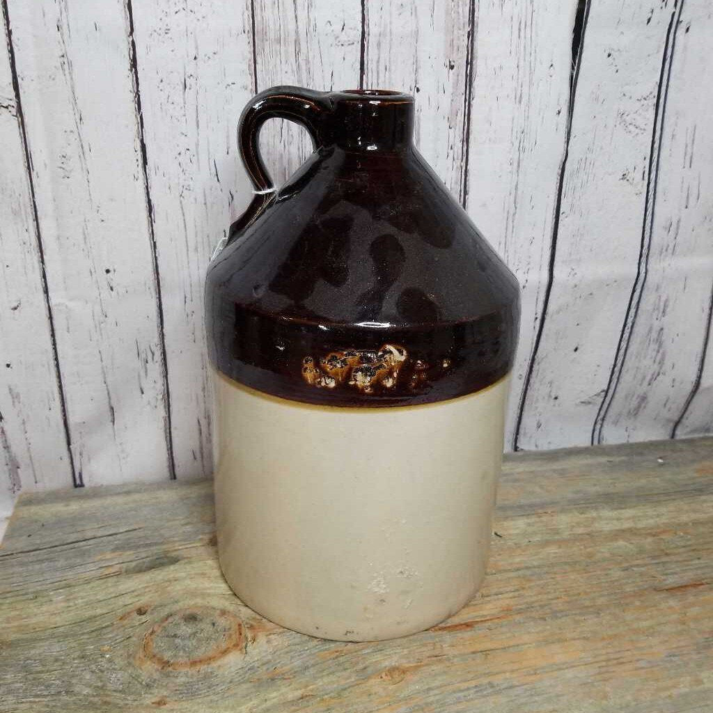 Brown and Beige Pottery Jug 12" (Deb)