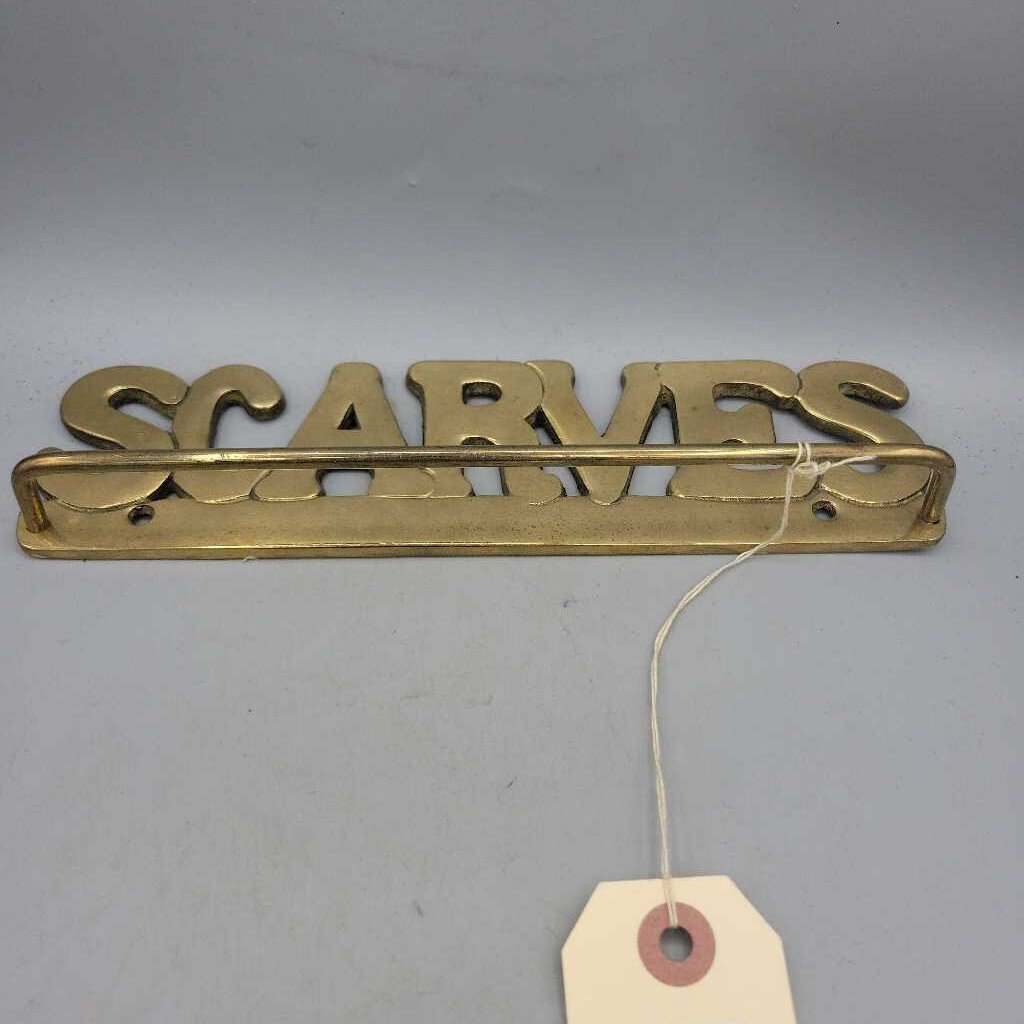 WDV 261 Brass "Scarves" Rack {R} (WDV)