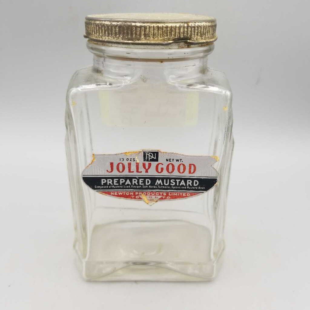 Vintage Jolly Good Mustard Jar (NUR) 5678