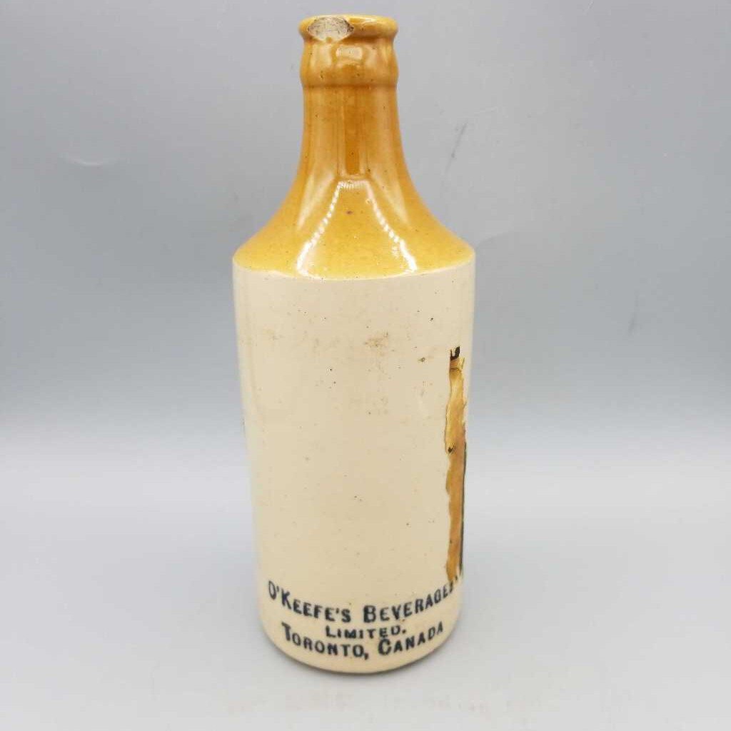 O'Keefe's Beverage Toronto, Ont, Pottery Bottle (YVO) (204)