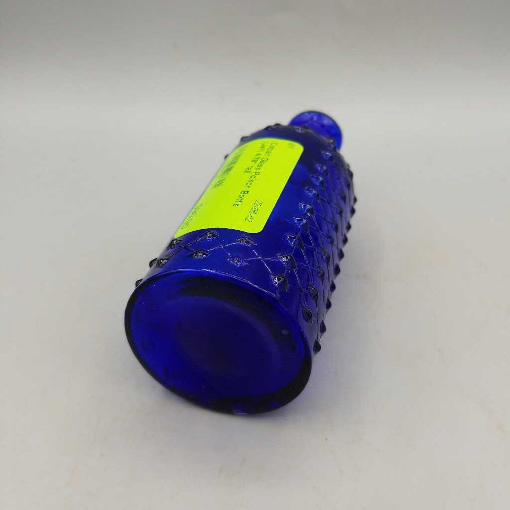 Cobalt Glass Poison Bottle (Jef)