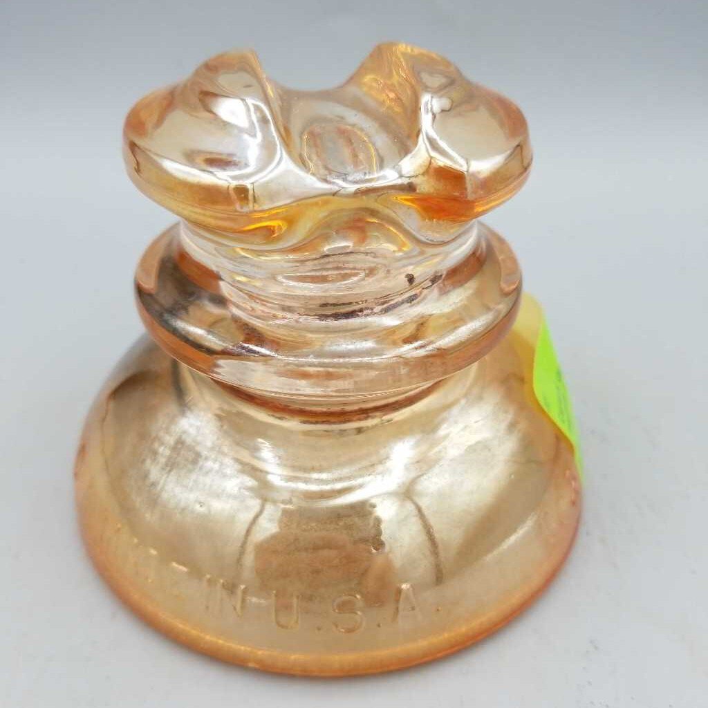 Carnival Glass Corning Insulator (Jef)