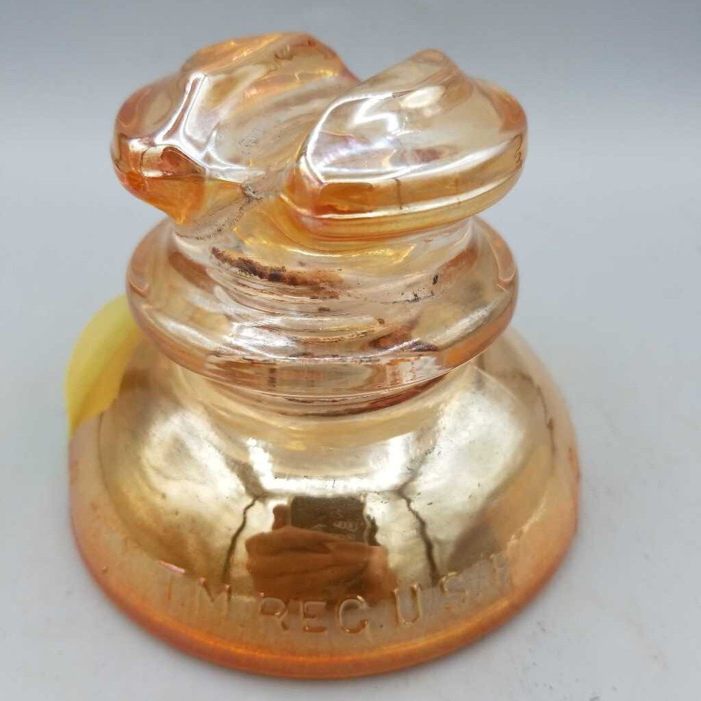 Carnival Glass Corning Insulator (Jef)