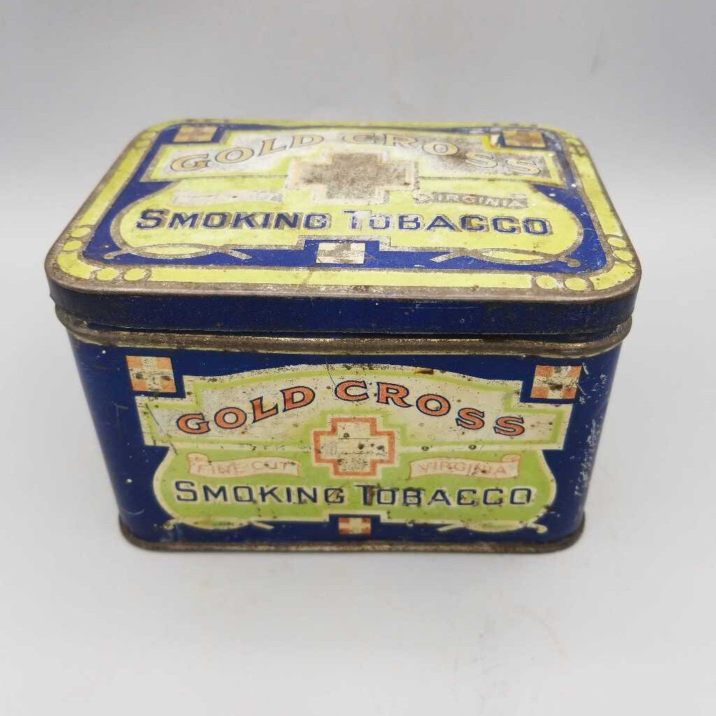 Gold Cross Smoking Tobacco Tin (Jef)