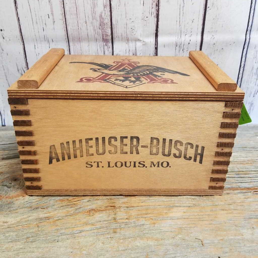 Vintage Mini Beer Crate Anheuser Busch (RHA)