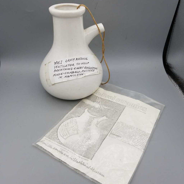 Cambell Pottery Army Medical Ventilator (JL) Cambell Pottery Army Medical Ventilator (JL)