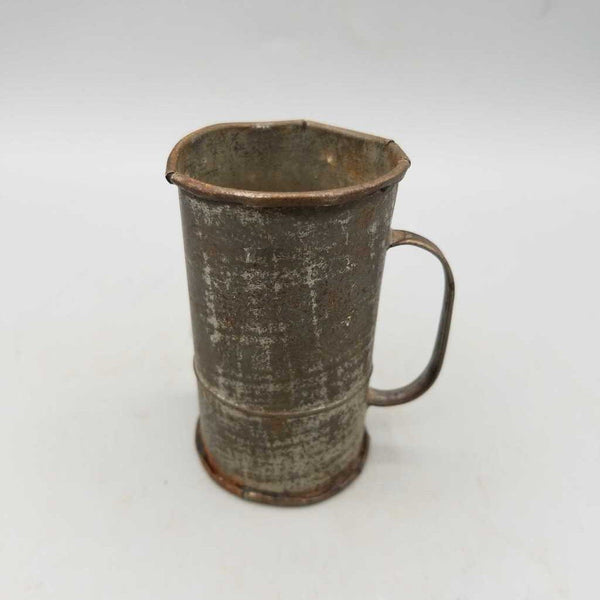 Antique Tin Measure Cup (JAS)