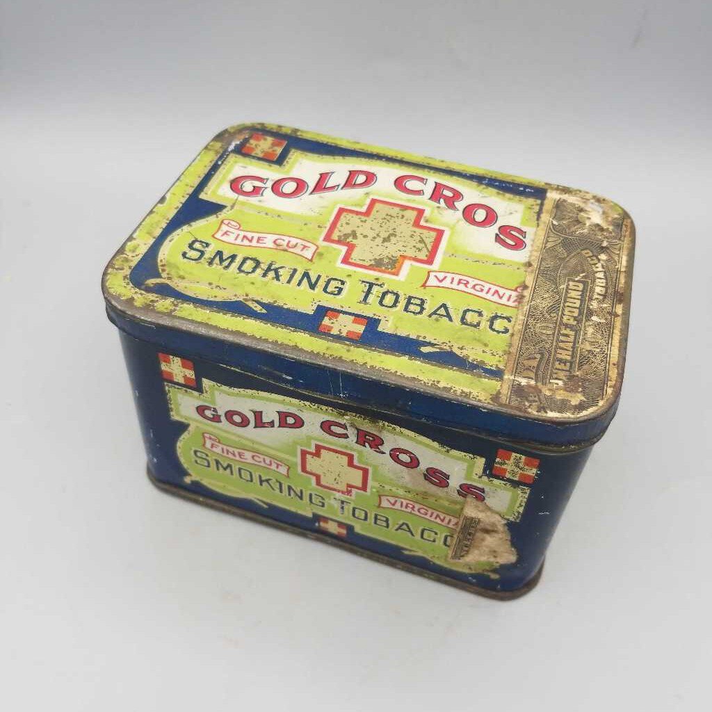 Gold Cross Smoking Tobacco Tin (Jef)