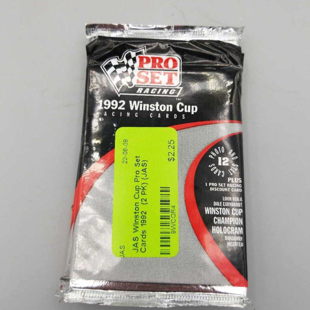Winston Cup Pro Set Cards 1992 (2 PK) (JAS) Winston Cup Pro Set Cards 1992 (2 PK) (JAS)