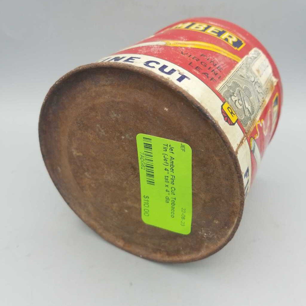 Amber Fine Cut Tobacco Tin (Jef)