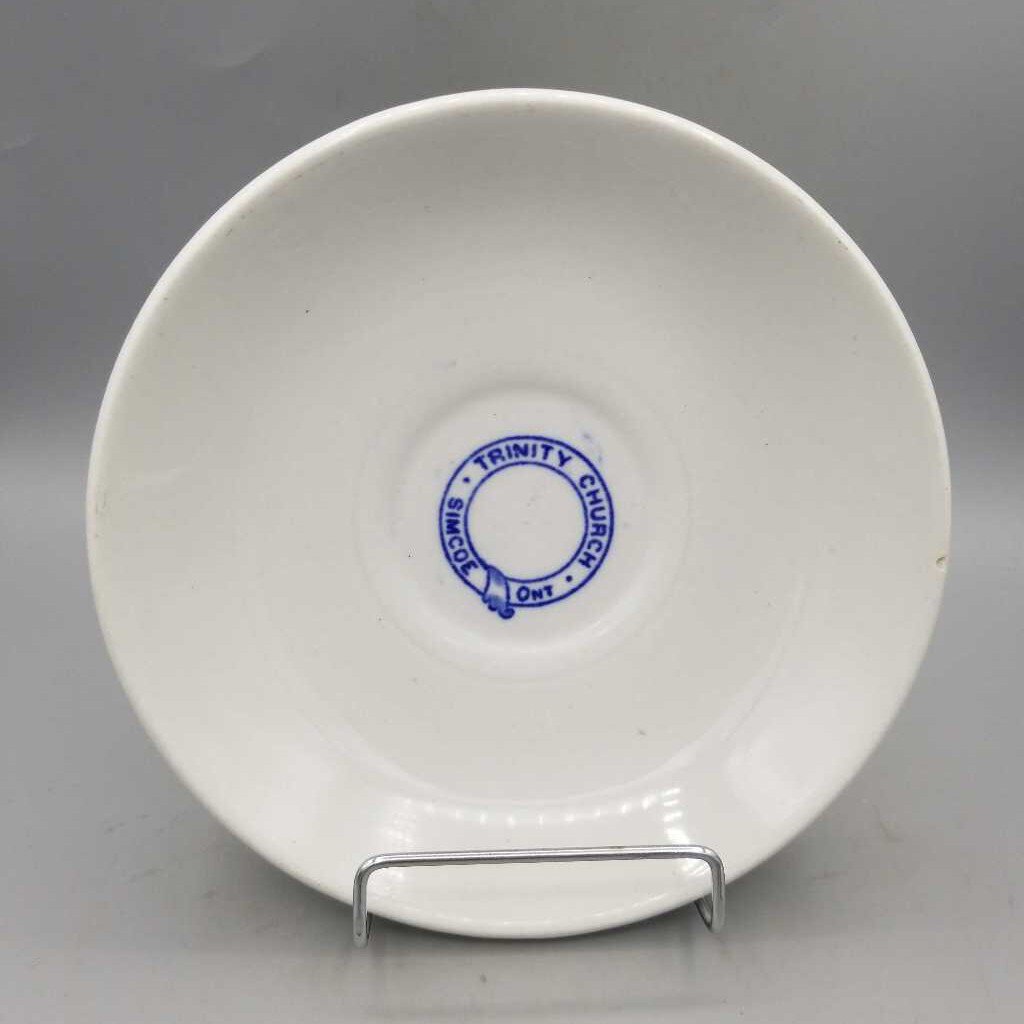 Trinity Anglian Church Simcoe saucer( Jas)