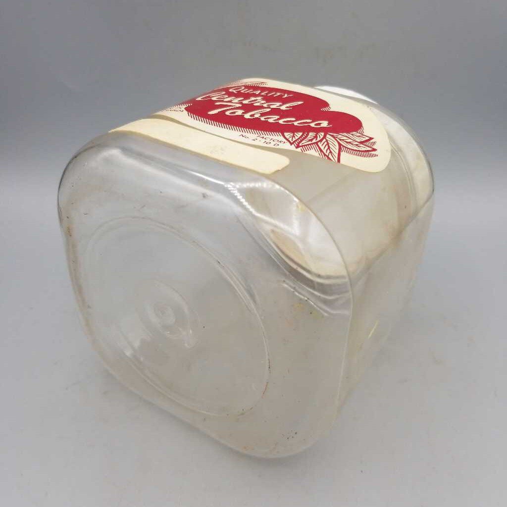 Vintage Tobacco Plastic Jar (JAS)