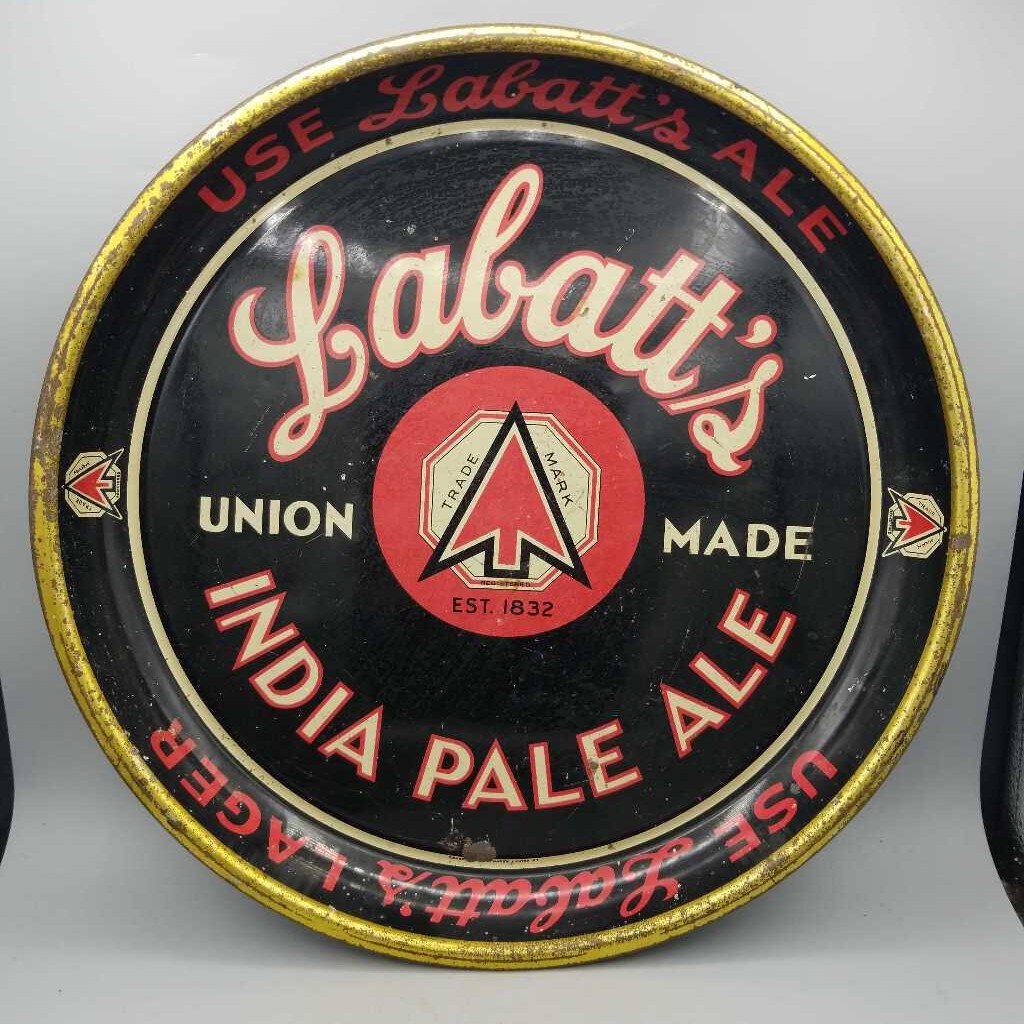 Labatt's India Pale Ale Serving Tray Red Arrow Model (Jef)