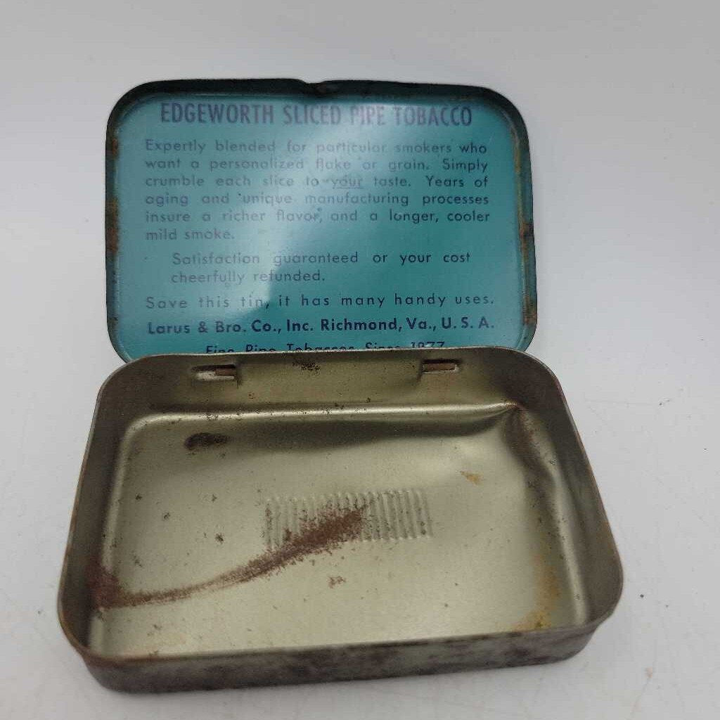 Edgeworth Tobacco Tin 3-1/4"L x 2-1/4"W (GEC)