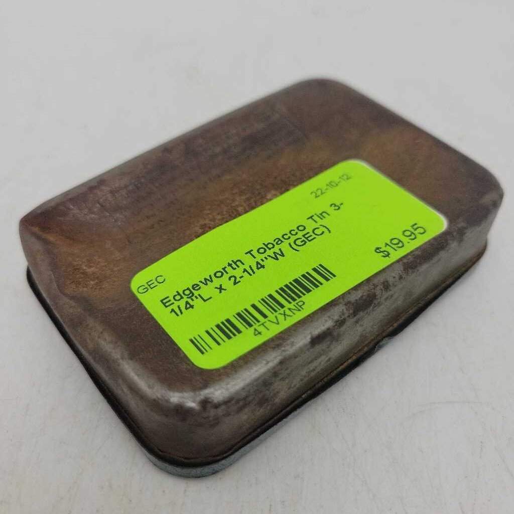 Edgeworth Tobacco Tin 3-1/4"L x 2-1/4"W (GEC)