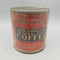 Antique Red and White Coffee Tin (Jef)