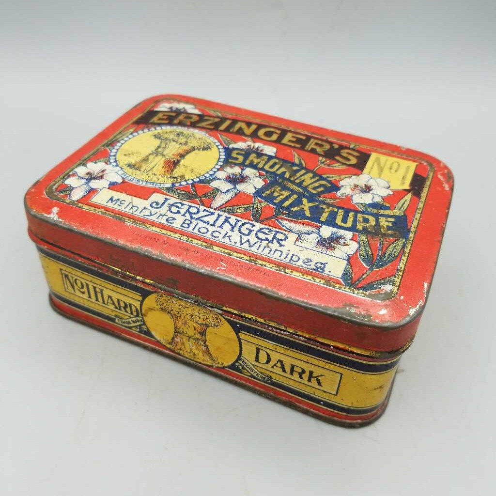 Erzinger's Smoking Mixture Tobacco Tin (Jef)