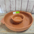 Terra Cotta 2 Pc Chip and Dip Set (Tre)