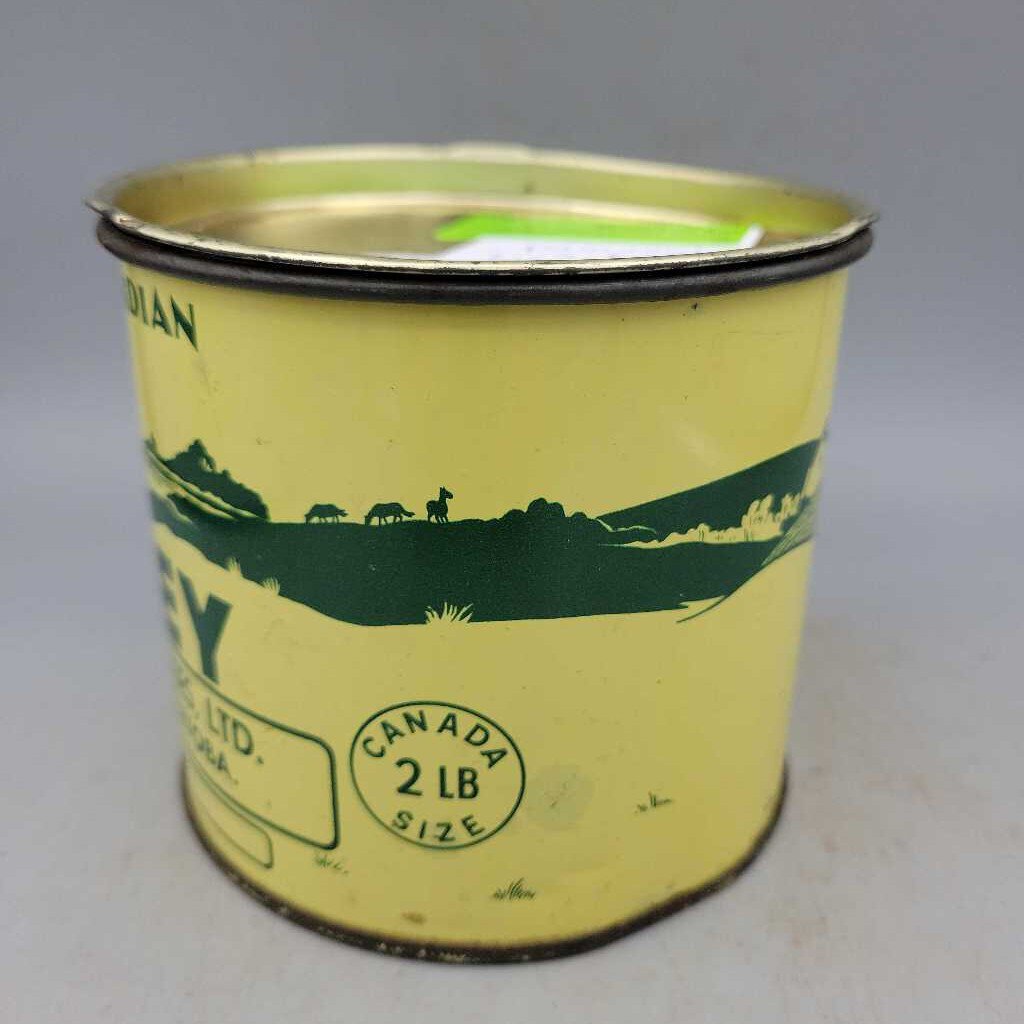 Pure Canadian Honey Tin Norfolk Apiaries Manitoba (Jef)