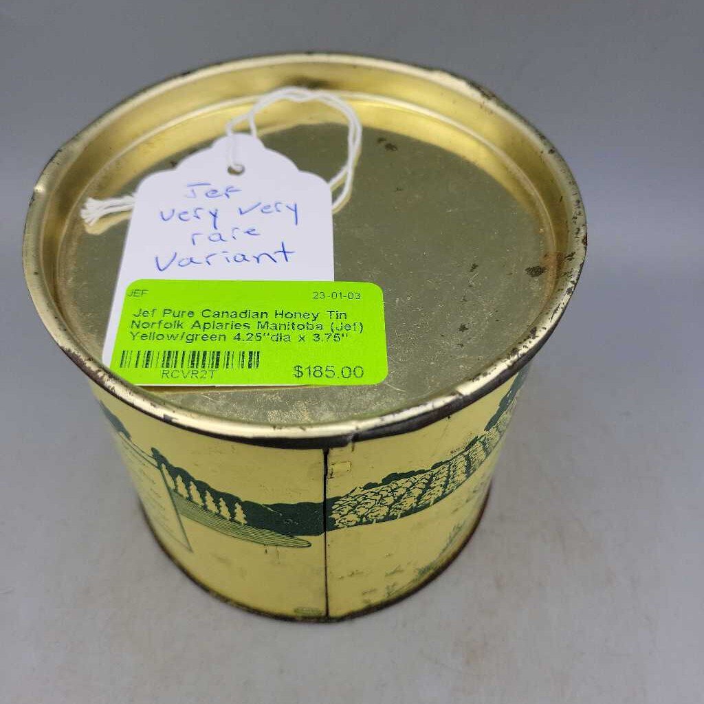 Pure Canadian Honey Tin Norfolk Apiaries Manitoba (Jef)