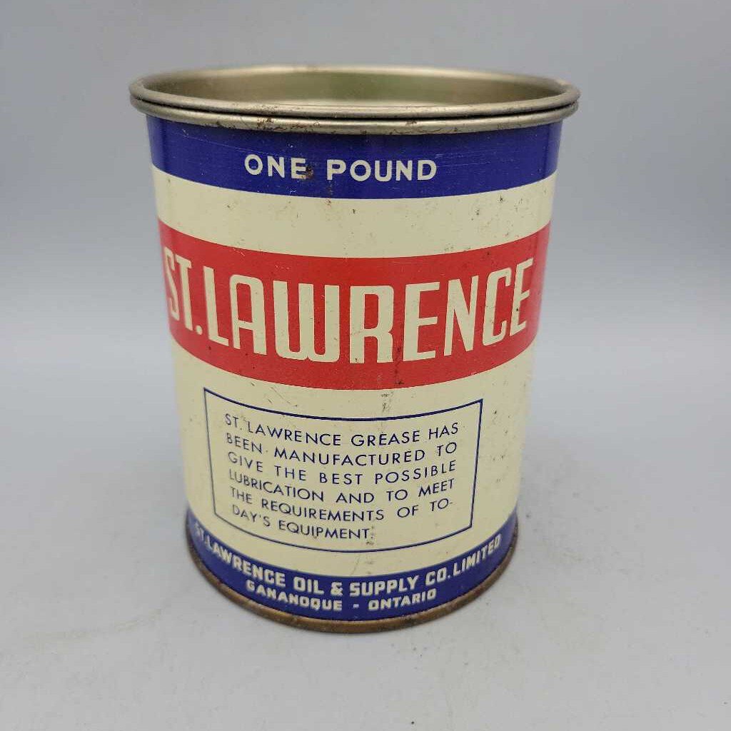 St Lawrence Grease Can (DR)