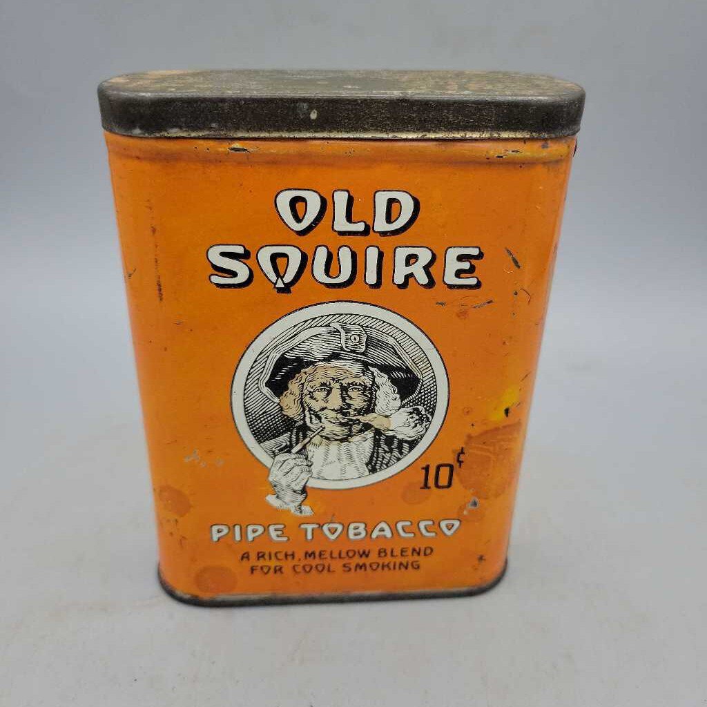 Old Squire pocket Tobacco tin