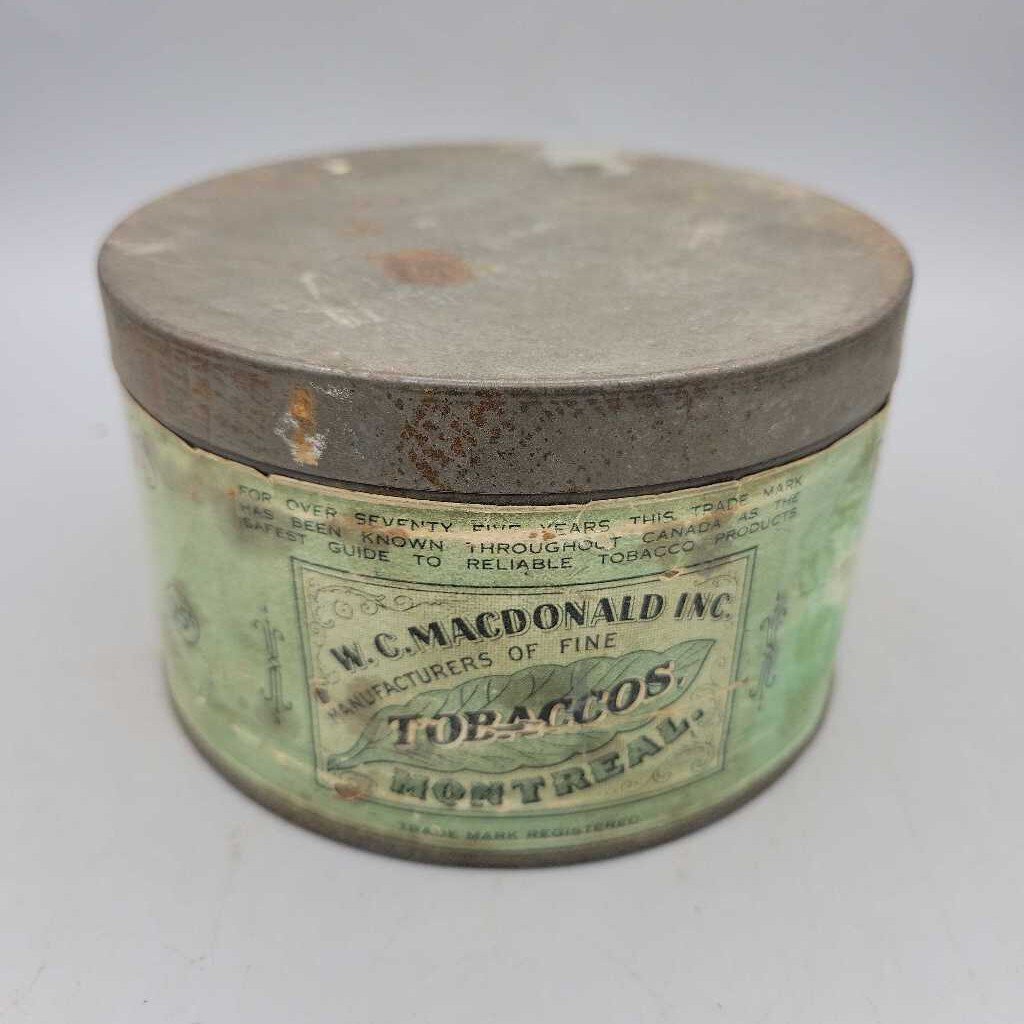 W.C. Macdonald Tobacco tin Rare (Jef)