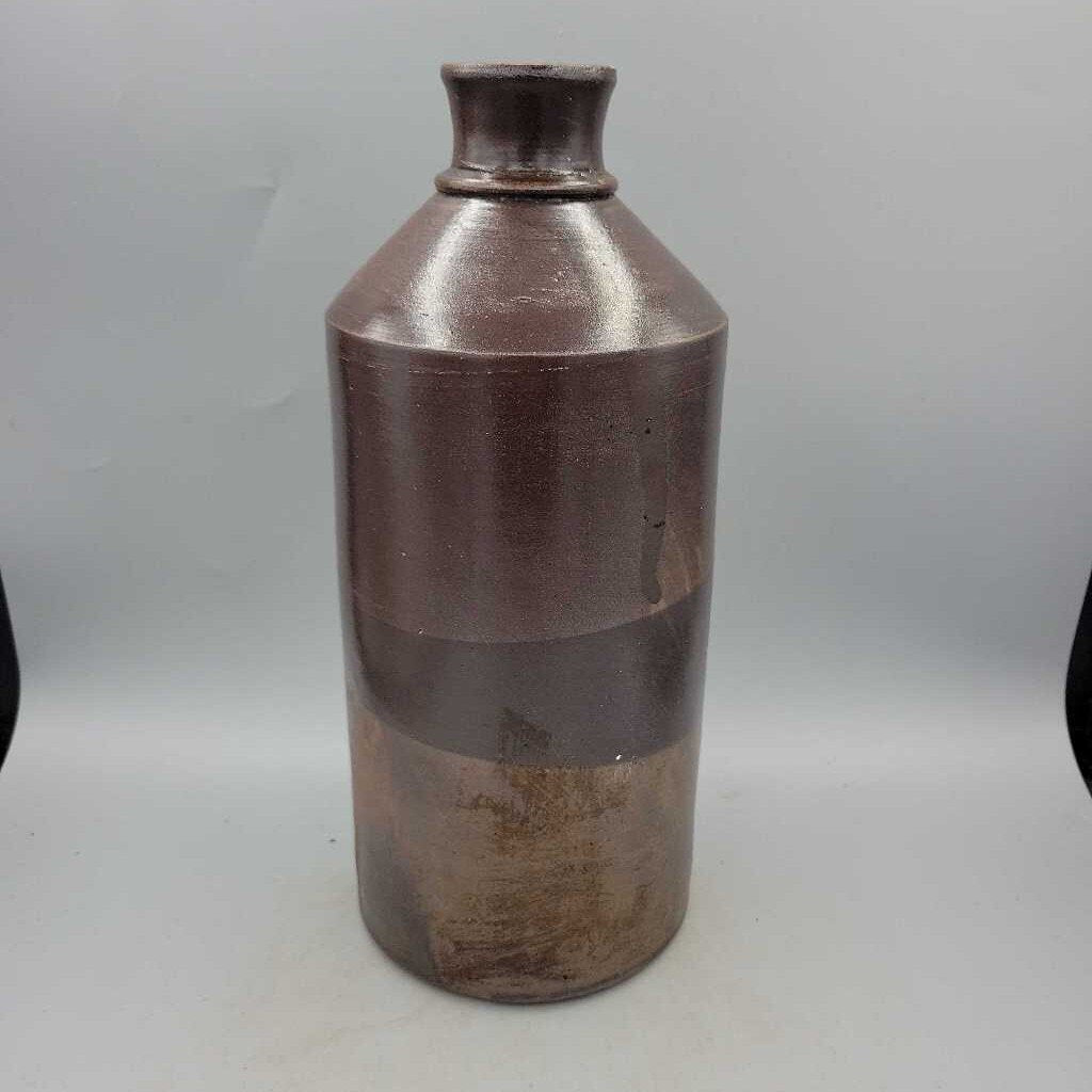 Stoneware Brown slip Bottle (JAS)