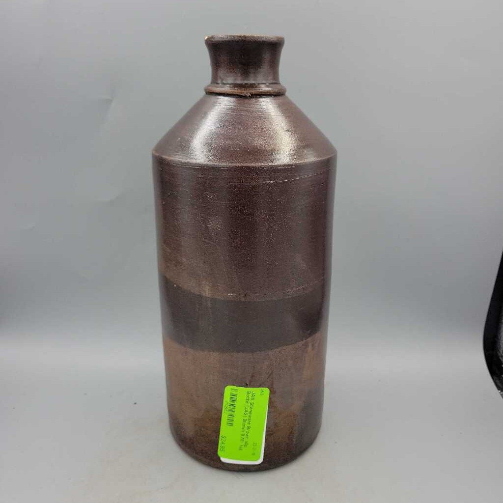 Stoneware Brown slip Bottle (JAS)