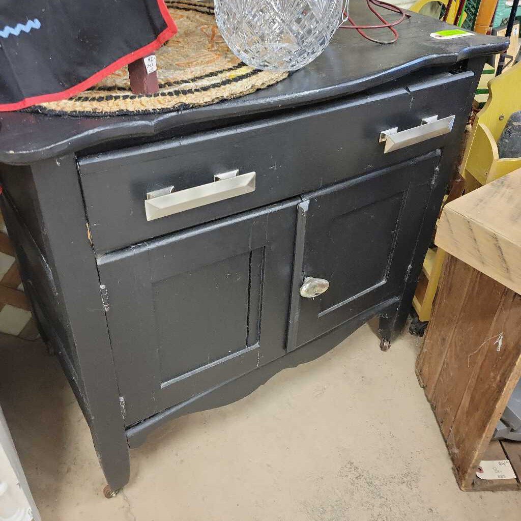 Black Small Washstand