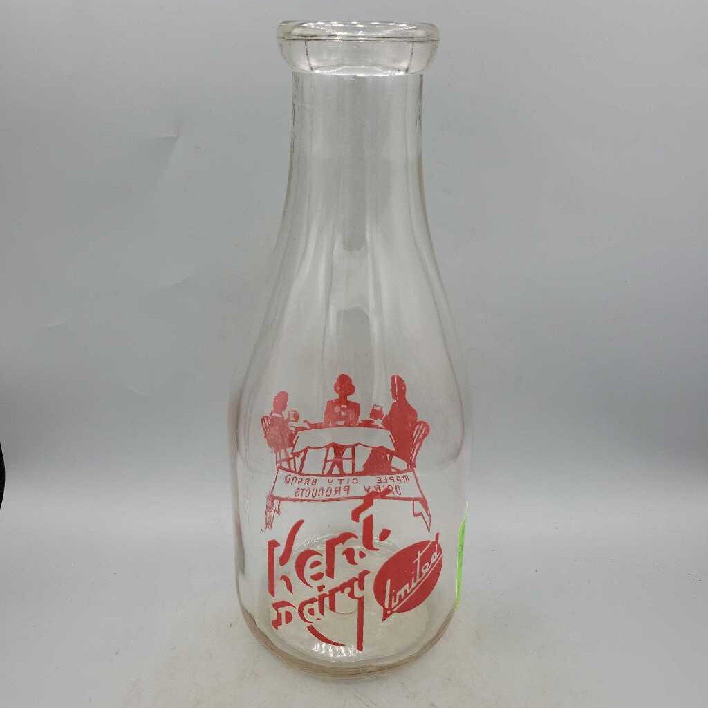 Kent Dairy Ltd Quart Milk bottle (JEF)