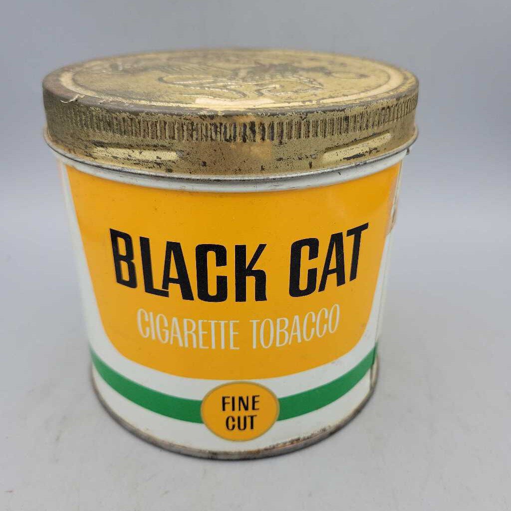 black cat tobacco Black Cat Tobacco Tin round (Jef) black cat tobacco Black Cat Tobacco Tin round (Jef)