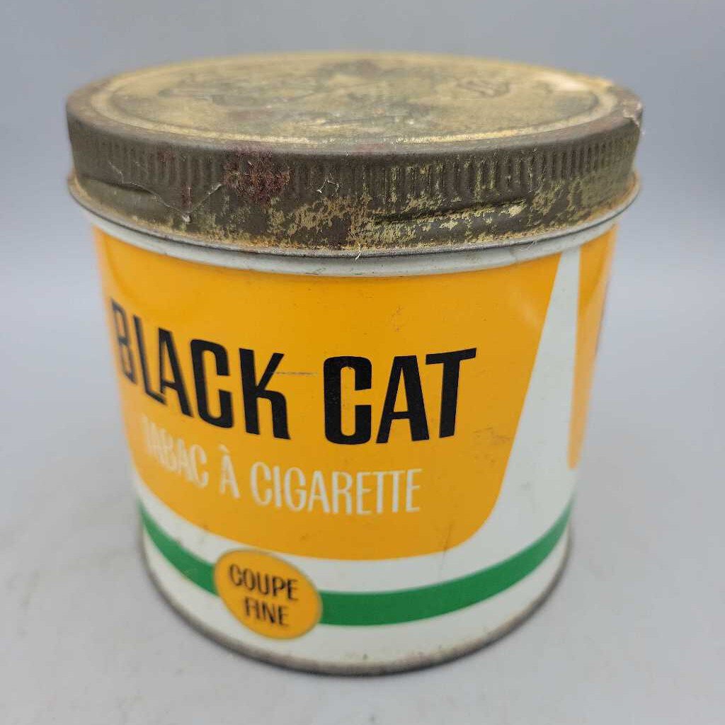 Black Cat Tobacco Tin round (Jef)