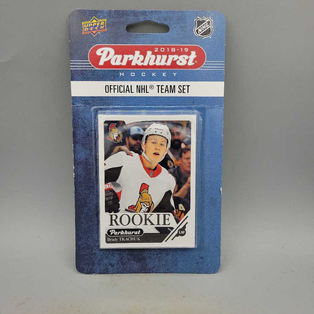 2018 2019 Senators Parkhurst Hockey Card Team Set UD (JAS)