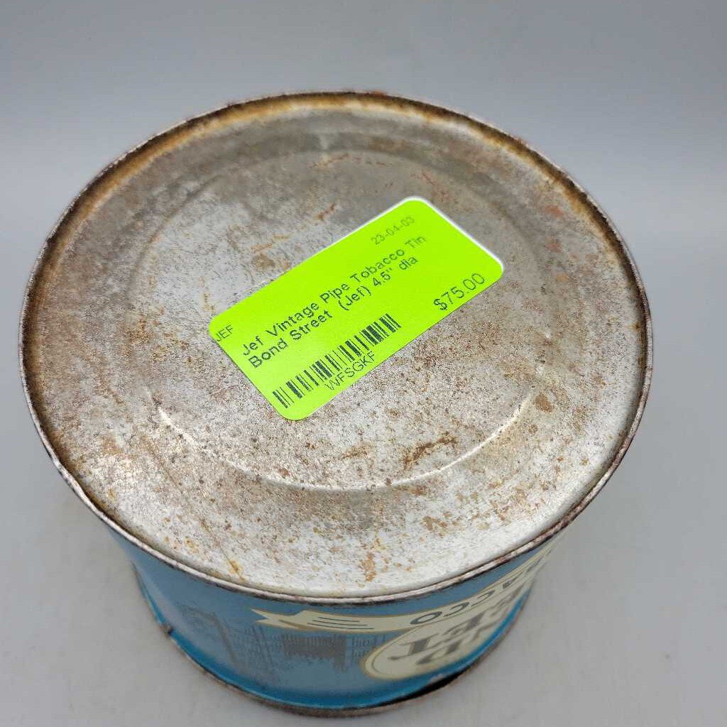 Vintage Pipe Tobacco Tin Bond Street (Jef)