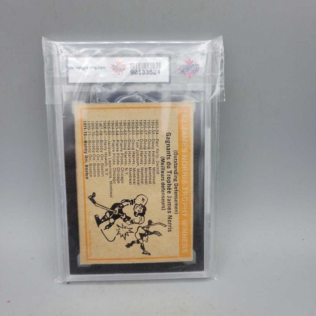 Hockey Card "James Norris Trophy " Graded 5. (5446)