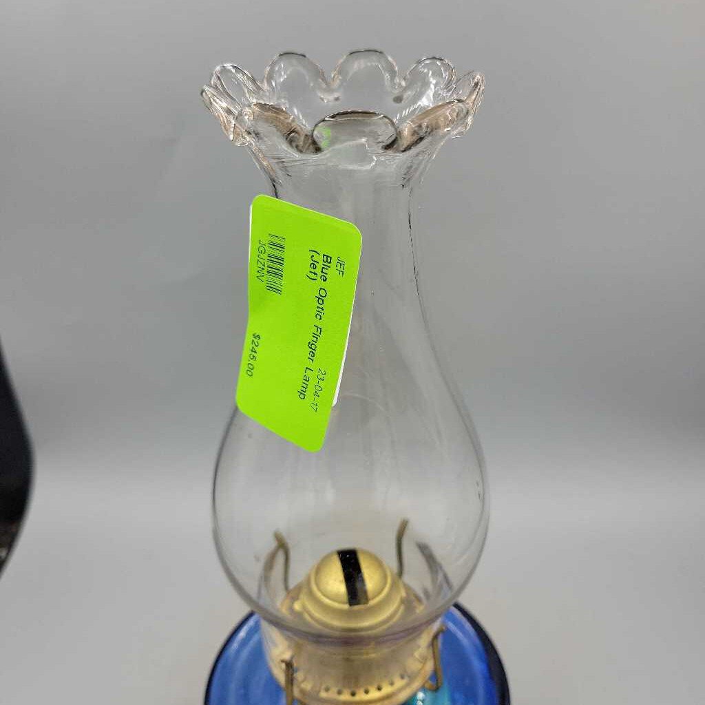 Blue Optic Finger Lamp (Jef)