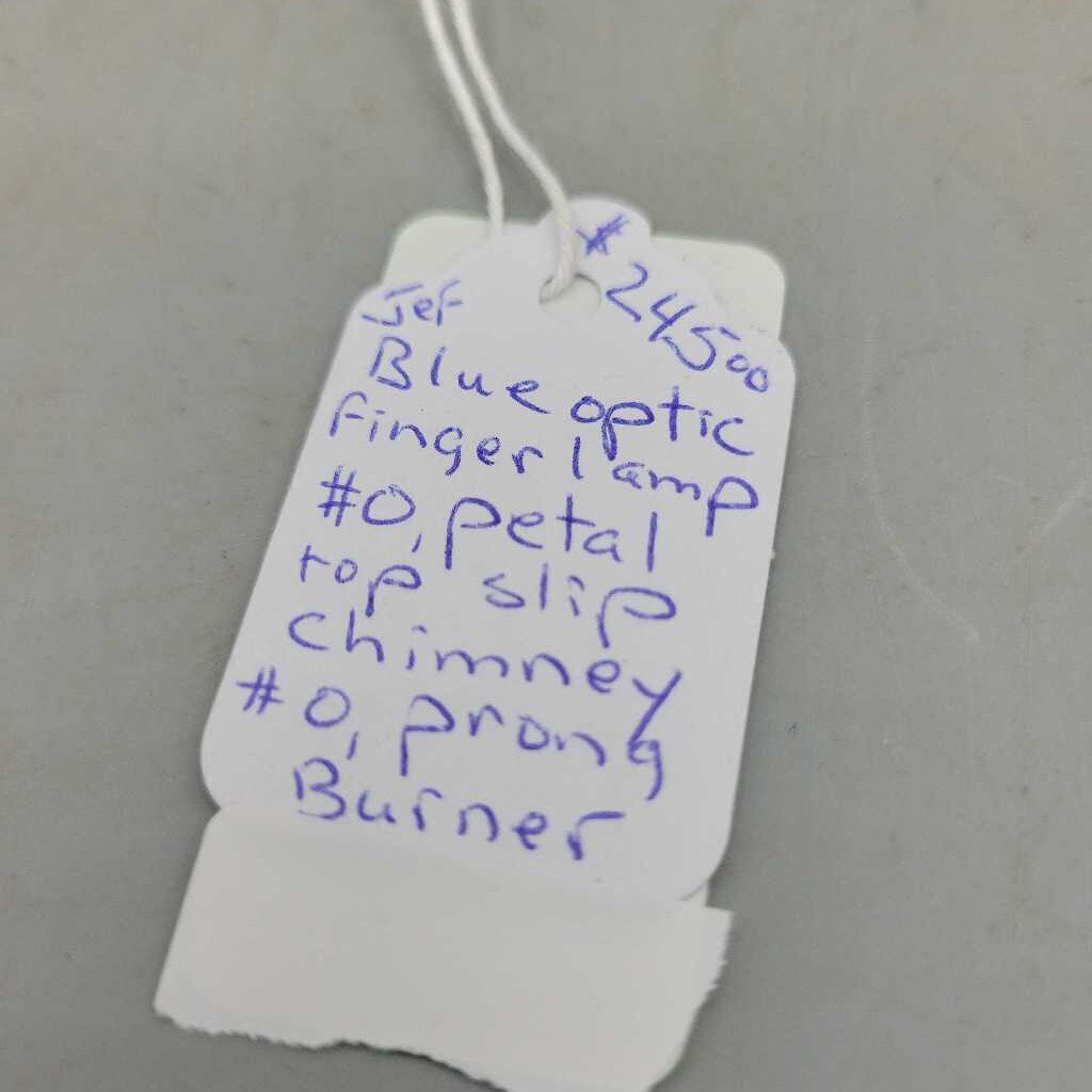 Blue Optic Finger Lamp (Jef)