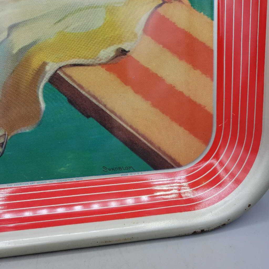 Coca Cola Tray 1939 Girl (Jef) Coca Cola Tray 1939 Girl (Jef)