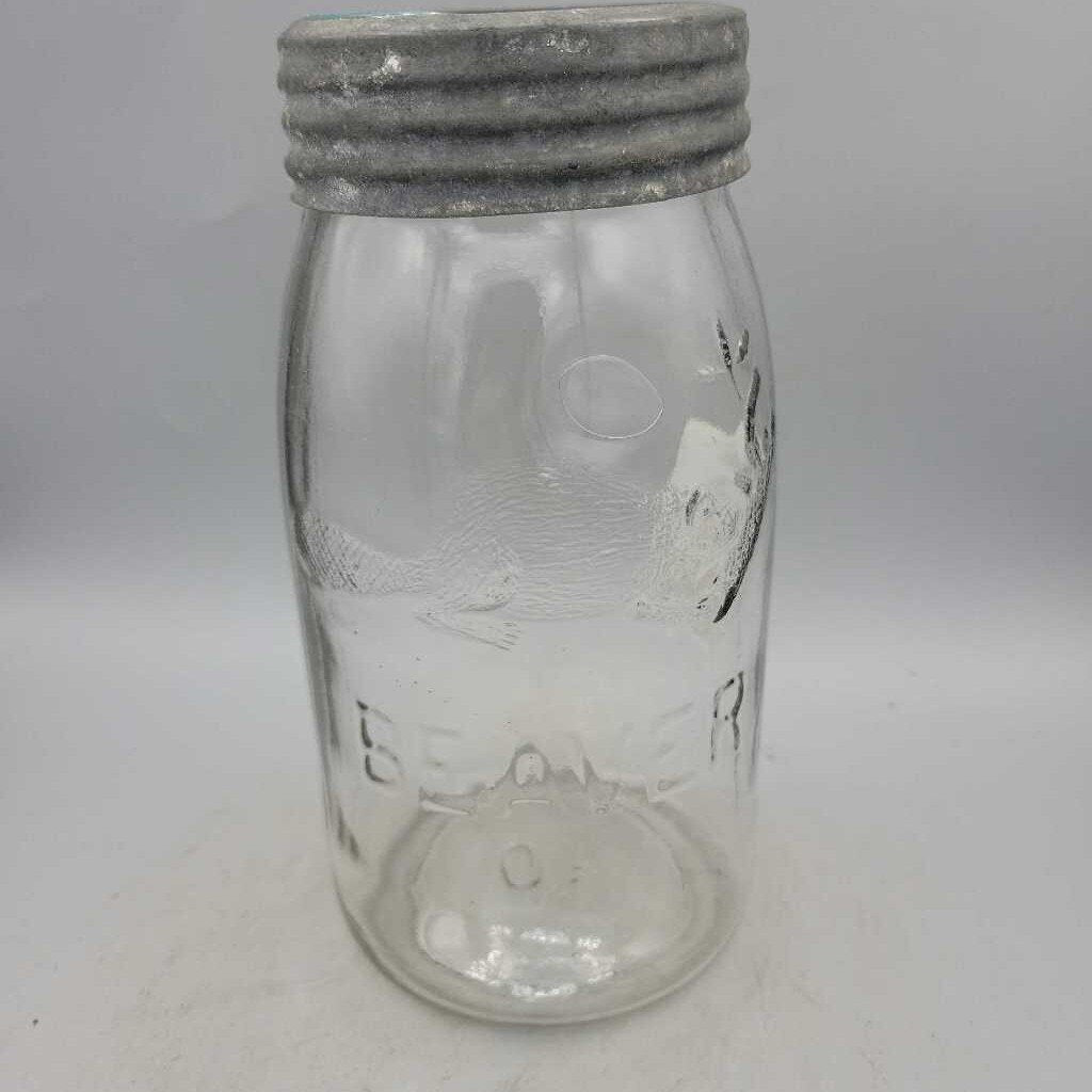 Beaver Quart Canning Sealer Jar (Jef)