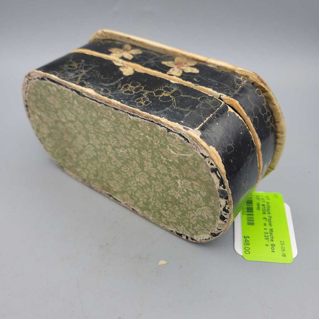 Antique Paper Mache Box - VT #7009