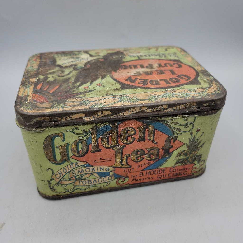 Golden Leaf Smoking Tobacco Tin (Jef)